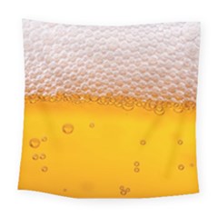Beer Texture Liquid Bubbles Square Tapestry (large) by Semog4