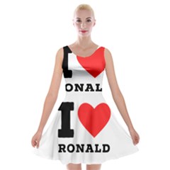 I Love Ronald Velvet Skater Dress by ilovewhateva