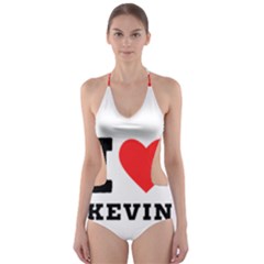 I Love Kevin Cut-out One Piece Swimsuit by ilovewhateva