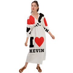 I Love Kevin Grecian Style  Maxi Dress by ilovewhateva