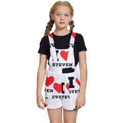 I Love Steven Kids  Short Overalls by ilovewhateva