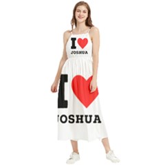 I Love Joshua Boho Sleeveless Summer Dress by ilovewhateva