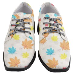 Leaves-141 Women Heeled Oxford Shoes by nateshop