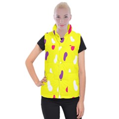 Pattern-yellow - 1 Women s Button Up Vest by nateshop
