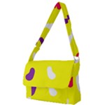 Pattern-yellow - 1 Full Print Messenger Bag (S)