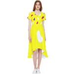 Pattern-yellow - 1 High Low Boho Dress
