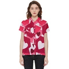 Pink-17 Short Sleeve Pocket Shirt by nateshop