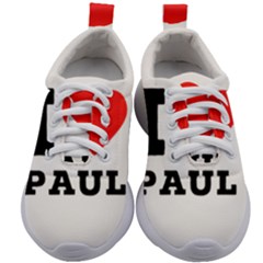 I Love Paul Kids Athletic Shoes by ilovewhateva