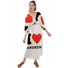 I Love Andrew Grecian Style  Maxi Dress by ilovewhateva