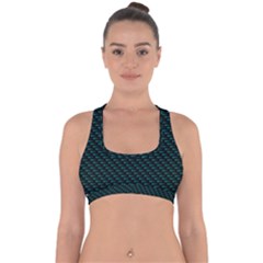 Lines Pattern Texture Stripes Particles Modern Cross Back Hipster Bikini Top 
