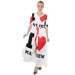 I Love Mathew Waist Tie Boho Maxi Dress by ilovewhateva