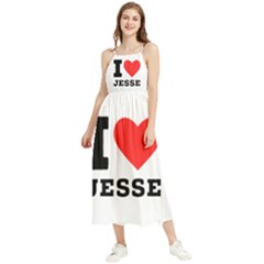 I Love Jesse Boho Sleeveless Summer Dress by ilovewhateva