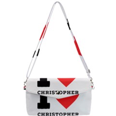 I Love Christopher  Removable Strap Clutch Bag by ilovewhateva