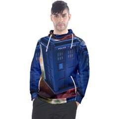 The Police Box Tardis Time Travel Device Used Doctor Who Men s Pullover Hoodie by Semog4