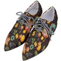 Christmas Seamless Pattern Pointed Oxford Shoes View2