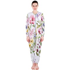 Bunch Of Flowers Onepiece Jumpsuit (ladies) by zappwaits
