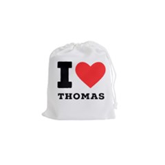 I Love Thomas Drawstring Pouch (small) by ilovewhateva