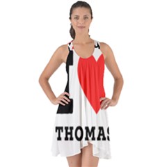 I Love Thomas Show Some Back Chiffon Dress by ilovewhateva