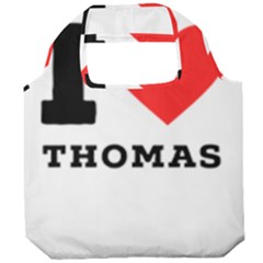 I Love Thomas Foldable Grocery Recycle Bag by ilovewhateva