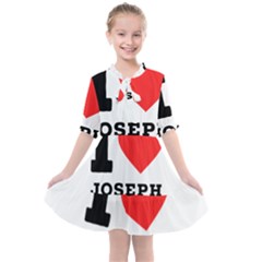 I Love Joseph Kids  All Frills Chiffon Dress by ilovewhateva
