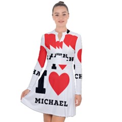 I Love Michael Long Sleeve Panel Dress by ilovewhateva