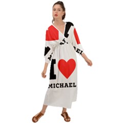 I Love Michael Grecian Style  Maxi Dress by ilovewhateva