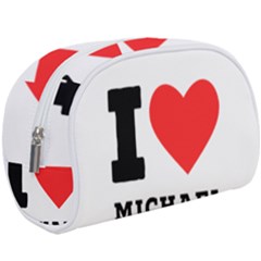 I Love Michael Make Up Case (large) by ilovewhateva
