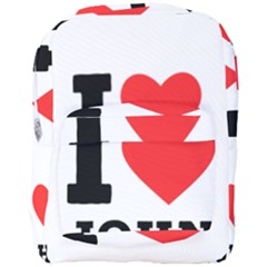 I Love John Full Print Backpack by ilovewhateva