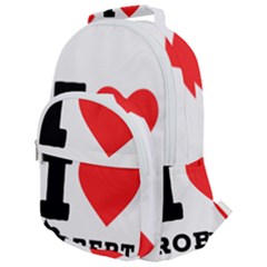 I Love Robert Rounded Multi Pocket Backpack by ilovewhateva
