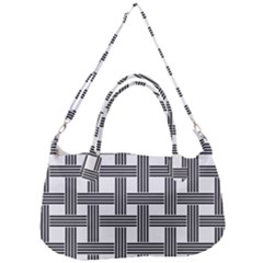 Seamless-stripe-pattern-lines Removable Strap Handbag by Semog4