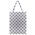 Star-curved-pattern-monochrome Classic Tote Bag View1