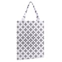 Star-curved-pattern-monochrome Classic Tote Bag View2