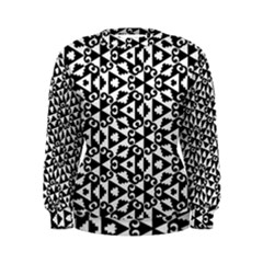 Geometric-tile-background Women s Sweatshirt by Semog4