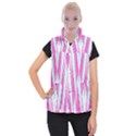 Geometric-3d-design-pattern-pink Women s Button Up Vest View1