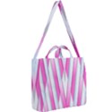 Geometric-3d-design-pattern-pink Square Shoulder Tote Bag View2