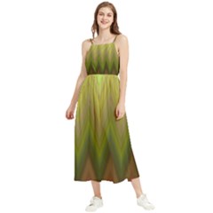 Zig Zag Chevron Classic Pattern Boho Sleeveless Summer Dress by Semog4