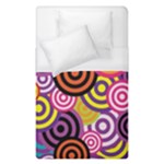 Abstract-circles-background-retro Duvet Cover (Single Size)