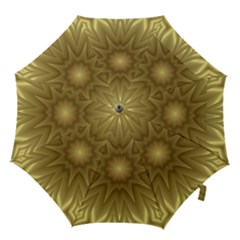 Background Pattern Golden Yellow Hook Handle Umbrellas (small)