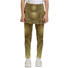 Background Pattern Golden Yellow Kids  Skirted Pants