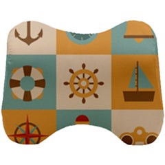 Nautical Elements Collection Head Support Cushion
