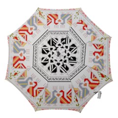 Bulgarian Folk Art Folk Art Hook Handle Umbrellas (large) by Salman4z