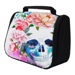 Day Of The Dead Skull Art Full Print Travel Pouch (small) by Salman4z