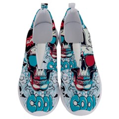That Cool Graffiti Skull No Lace Lightweight Shoes by Salman4z