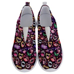 Funny Monster Mouths No Lace Lightweight Shoes by Salman4z