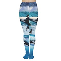 Orca Wave Water Underwater Tights by Salman4z