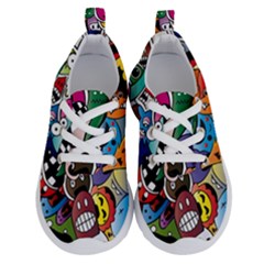 Cartoon Explosion Cartoon Characters Funny Running Shoes by Salman4z