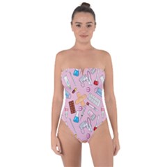 Medical Tie Back One Piece Swimsuit