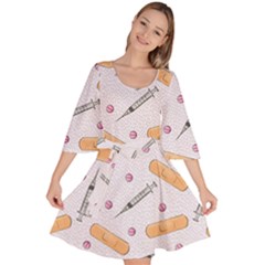 Medicine Velour Kimono Dress by SychEva