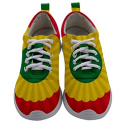 National Cockade Of Bolivia Mens Athletic Shoes by abbeyz71
