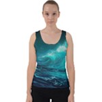 Tsunami Waves Ocean Sea Nautical Nature Water 7 Velvet Tank Top